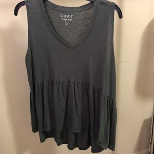 LOFT Peplum Tank